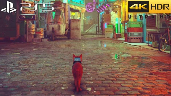 ИГРОФИЛЬМ | STRAY ➤ Прохождение Без Комментариев [4K PS5] ➤ Стрэй Геймплей на Русском