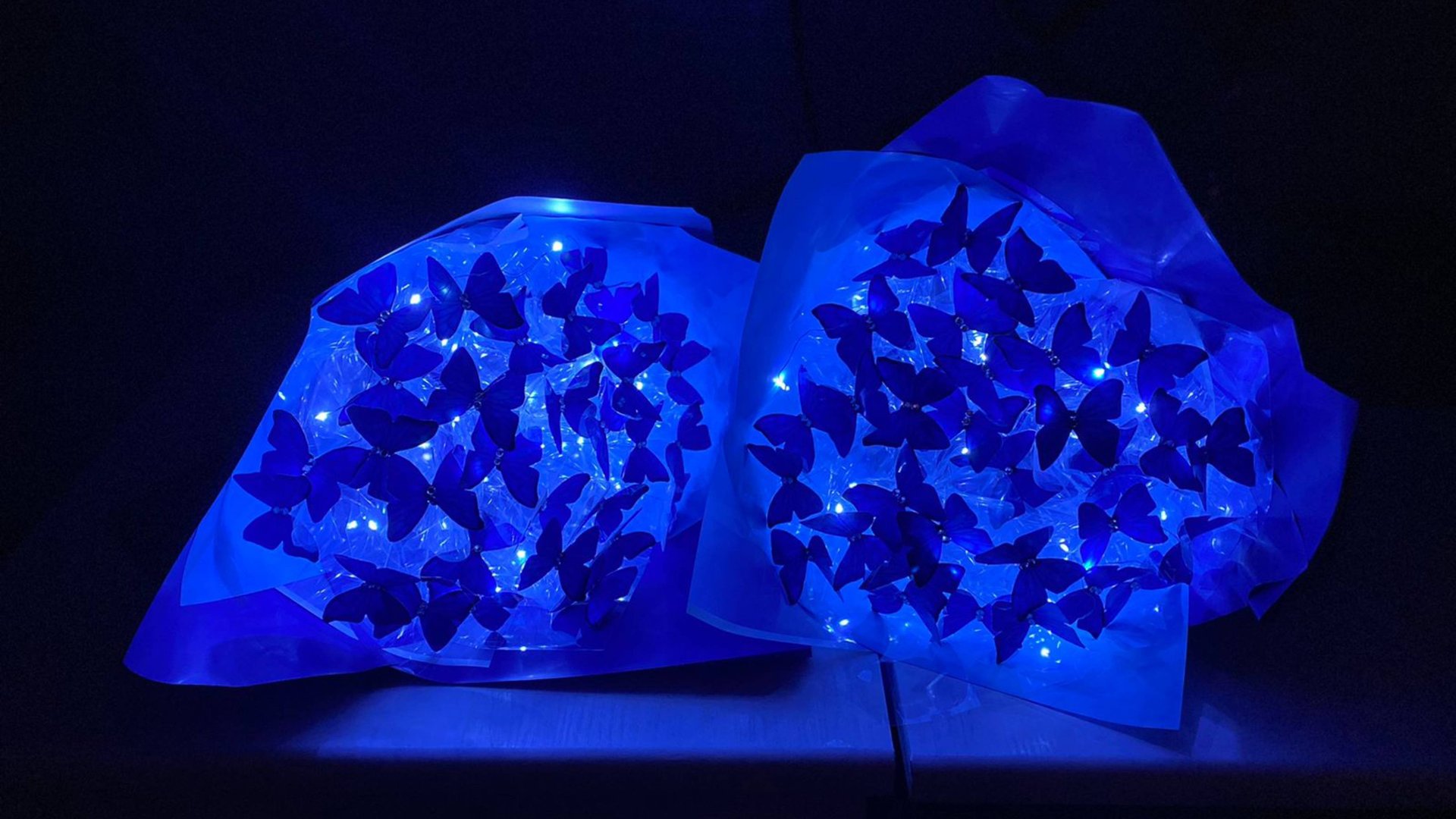 Инструкция по сборке светящегося букета из бабочек!