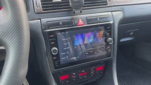Не выпирающая рамка магнитолы android 9 дюймов на Audi a6 c5. В погоне за эстетикой.
 Для DRIVE2.