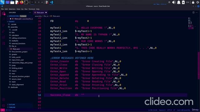 23.002 Creating File in Assembly смотреть онлайн
