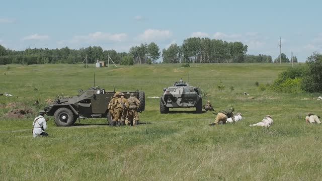 Война в Афганистане, реконструкция (исторический фестиваль "Сибирский огонь" - 2022). смотреть онлайн
