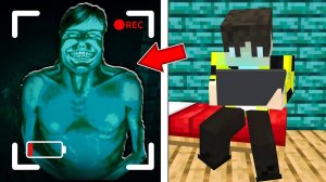СЛЕЖУ ЗА ГОСТЕМ ЧЕРЕЗ КАМЕРУ В МАЙНКРАФТ ! Я НЕ ЧЕЛОВЕК IM NOT A HUMAN MINECRAFT