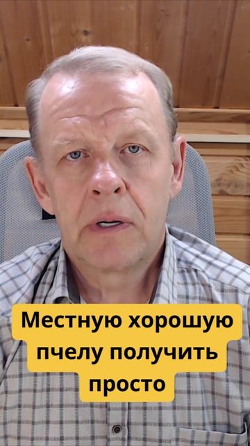 Местная порода пчёл, точнее популяция. Как создать и поддерживать. смотреть онлайн