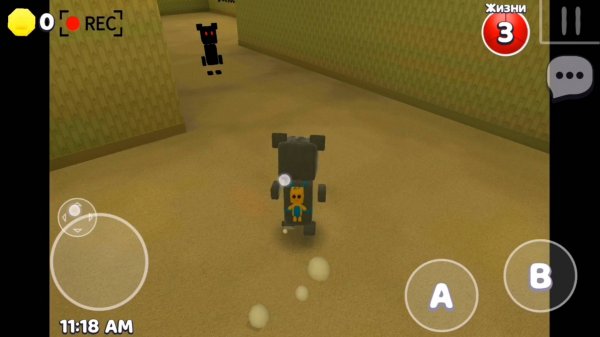 Я Попал в #закулисье! Super Bear adventure Enderman