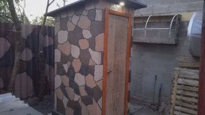 Дачный туалет из пеноплекс своими руками.