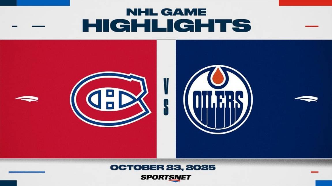 NHL Highlights ｜ Canadiens Vs. Oilers - October 23, 2025