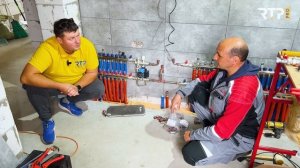 Организация системы отопления в доме с панорамными окнами. Монтажник Денис Юсель. г.Петрозаводск.