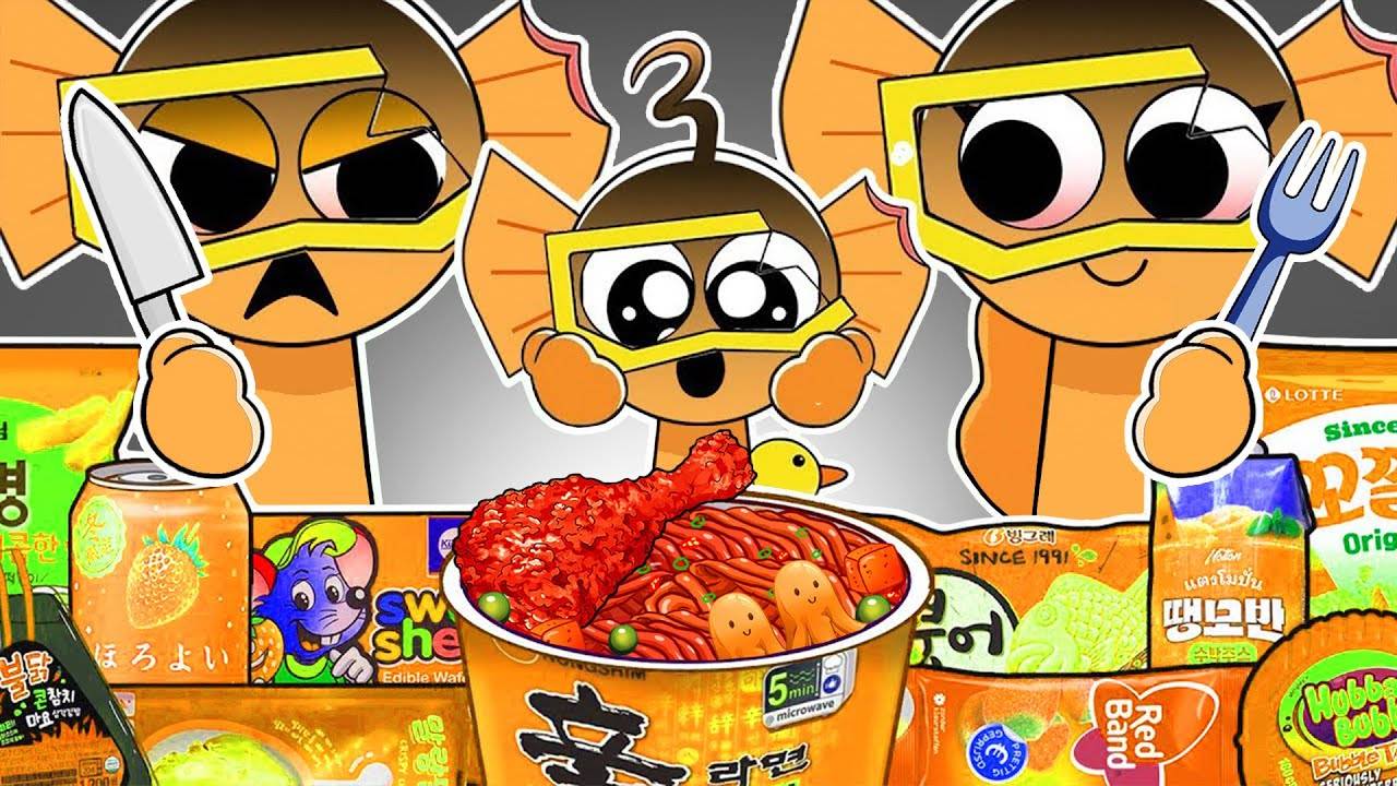 Incredibox Sprunki - Bailey Family Horror Versions Convenience Store Food Mukbang Animation ASMR [ge смотреть онлайн