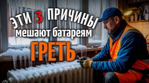 Почему батареи холодные? 3 причины и решения при включенном отоплении