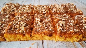 Пышный пирог с тыквой. Самый вкусный тыквенный пирог!