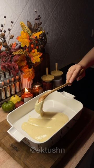 Заливной пирог на сметане 🥧 смотреть онлайн