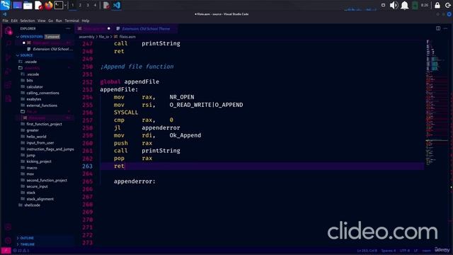 23.004 Opening and Writing File in Assembly смотреть онлайн