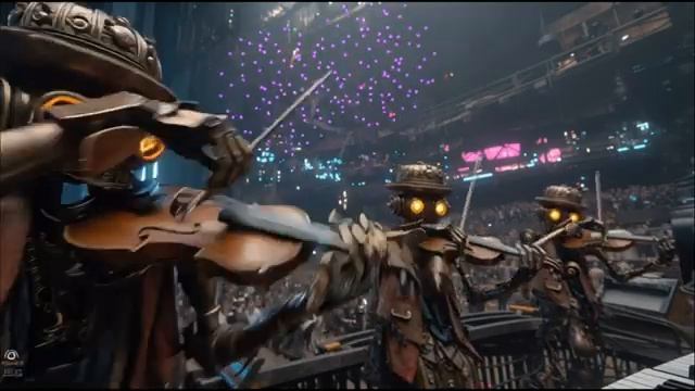 STEAMPUNK SYMPHONY AI Music Video Automatons Orchestral Hybrid AI Art Film AI Generated Video смотреть онлайн