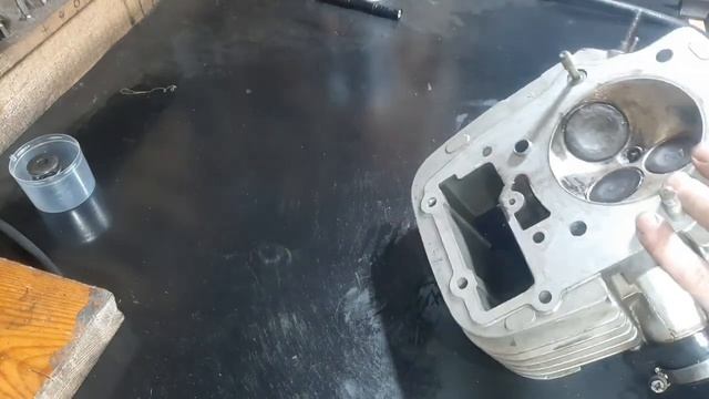 Ремонт Suzuki Intruder 1400 VS. 7ч. Снимаю головки цилиндров, притирка клапанов.