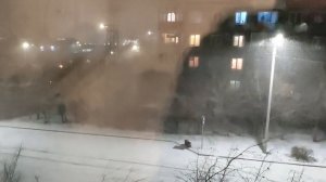 Улан-Удэ идёт снег