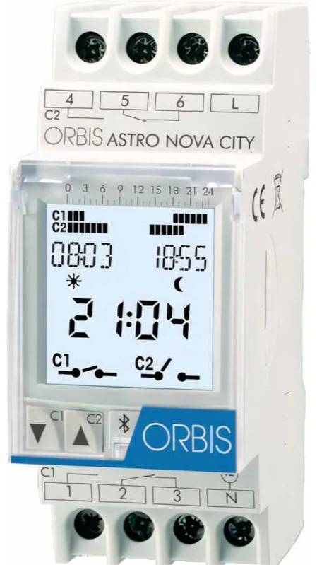 Настройка реле времени астрономическое Orbis ASTRO NOVA CITY смотреть онлайн