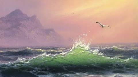 Как рисовать море. Получите 50 уроков в описании ролика. смотреть онлайн