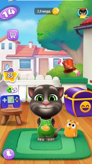 Happy Birthday Talking Tom 2 Level 15 смотреть онлайн