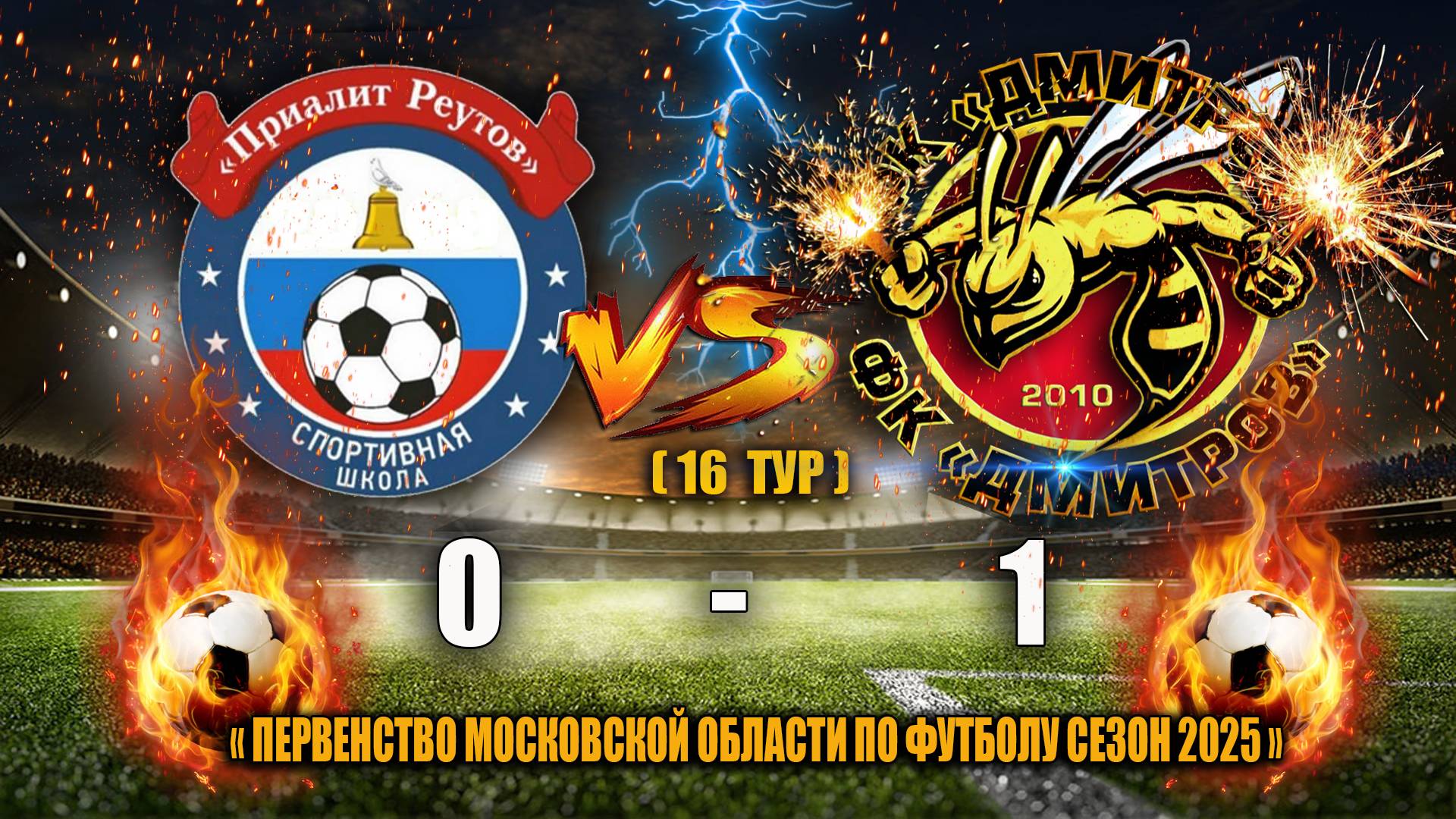 (16 ТУР) Первенство Московской области 2025 СШ Приалит (Реутов) — ФК