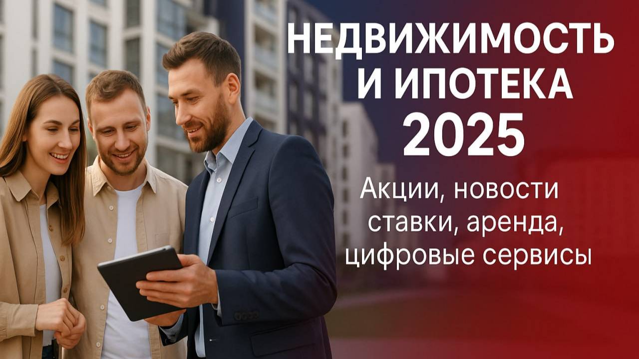 Недвижимость и ипотека 2025: акции, новости, ставки, аренда, цифровые сервисы смотреть онлайн