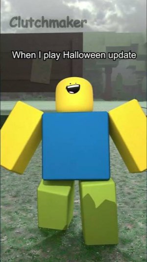 When I play Halloween update in 99 night in the forest 💀