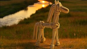 Игрушка "Лошадка" (Как из соломки)