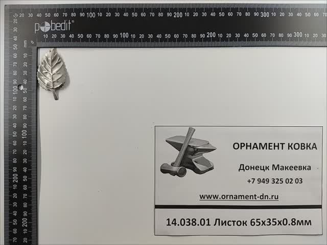 14.038.01 Лист 65х35х0,8