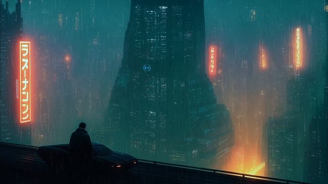 Core ｜ Ambient Blade Runner ｜ Calming Cyberpunk City Ambience & Rain for Focus & Sleep смотреть онлайн