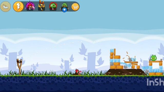 прохождение poached eggs в игре angry birds classic часть 1