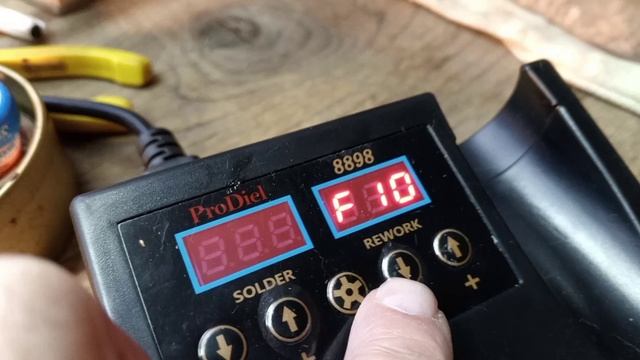 Регулировка паяльной станции