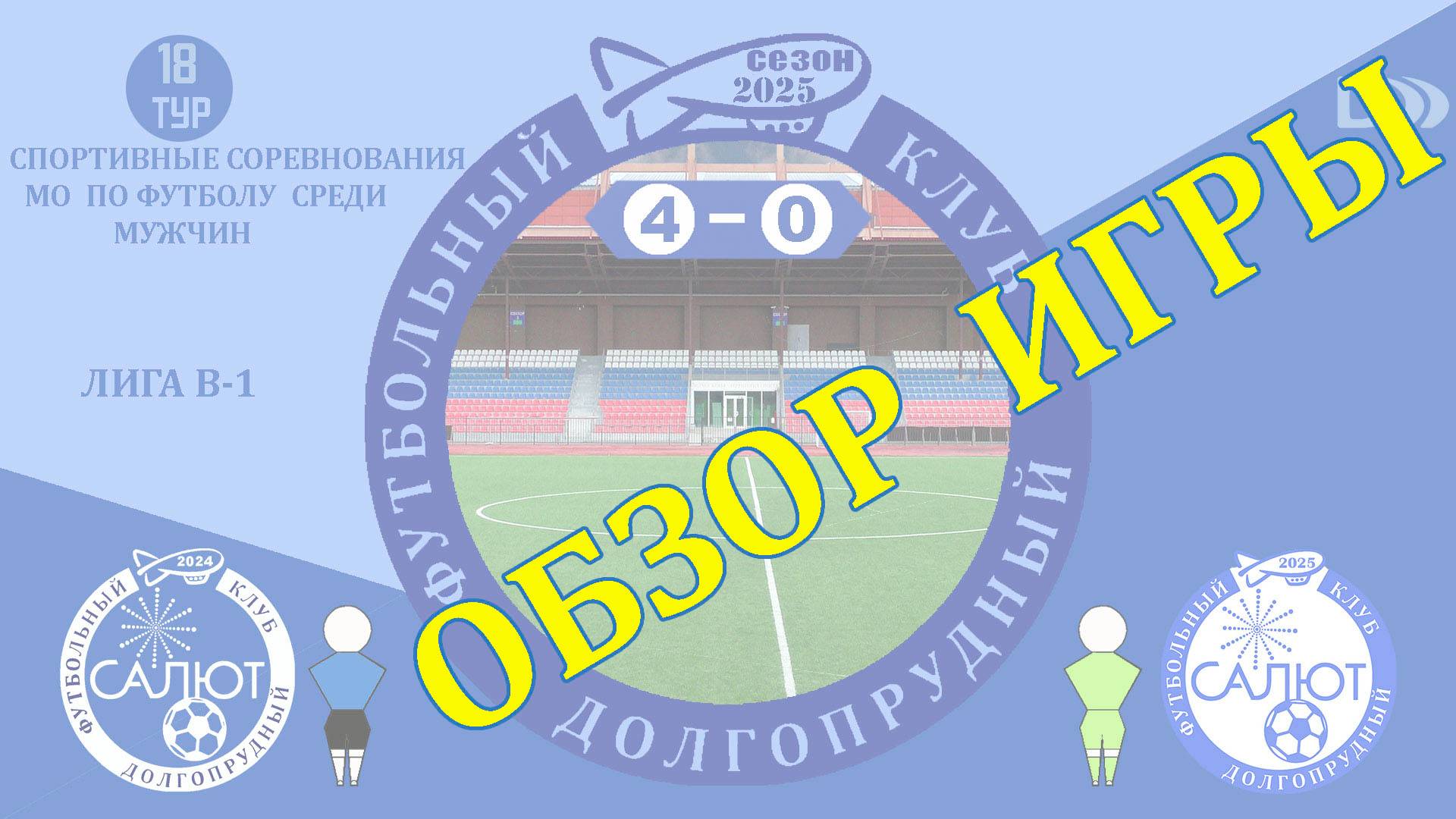 Обзор игры ФСК Салют 4-0 ФСК Салют-М смотреть онлайн