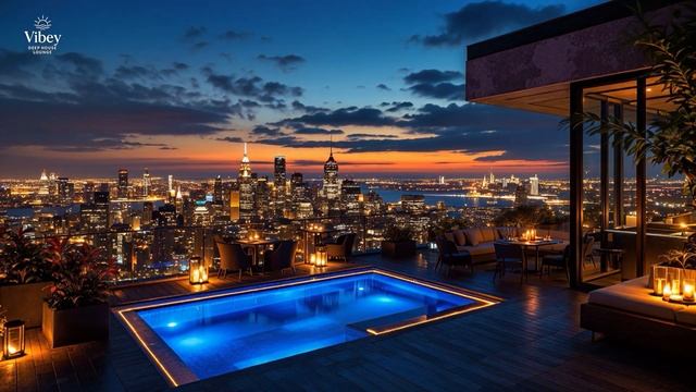 Saturday Rooftop Night ｜ Deep House & City Lounge (2-Hour+ Mix)