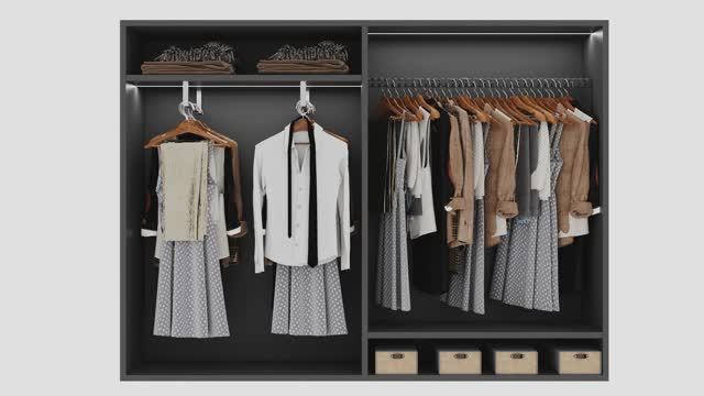 Про вместительность шкафа с системой хранения Foscrinium смотреть онлайн