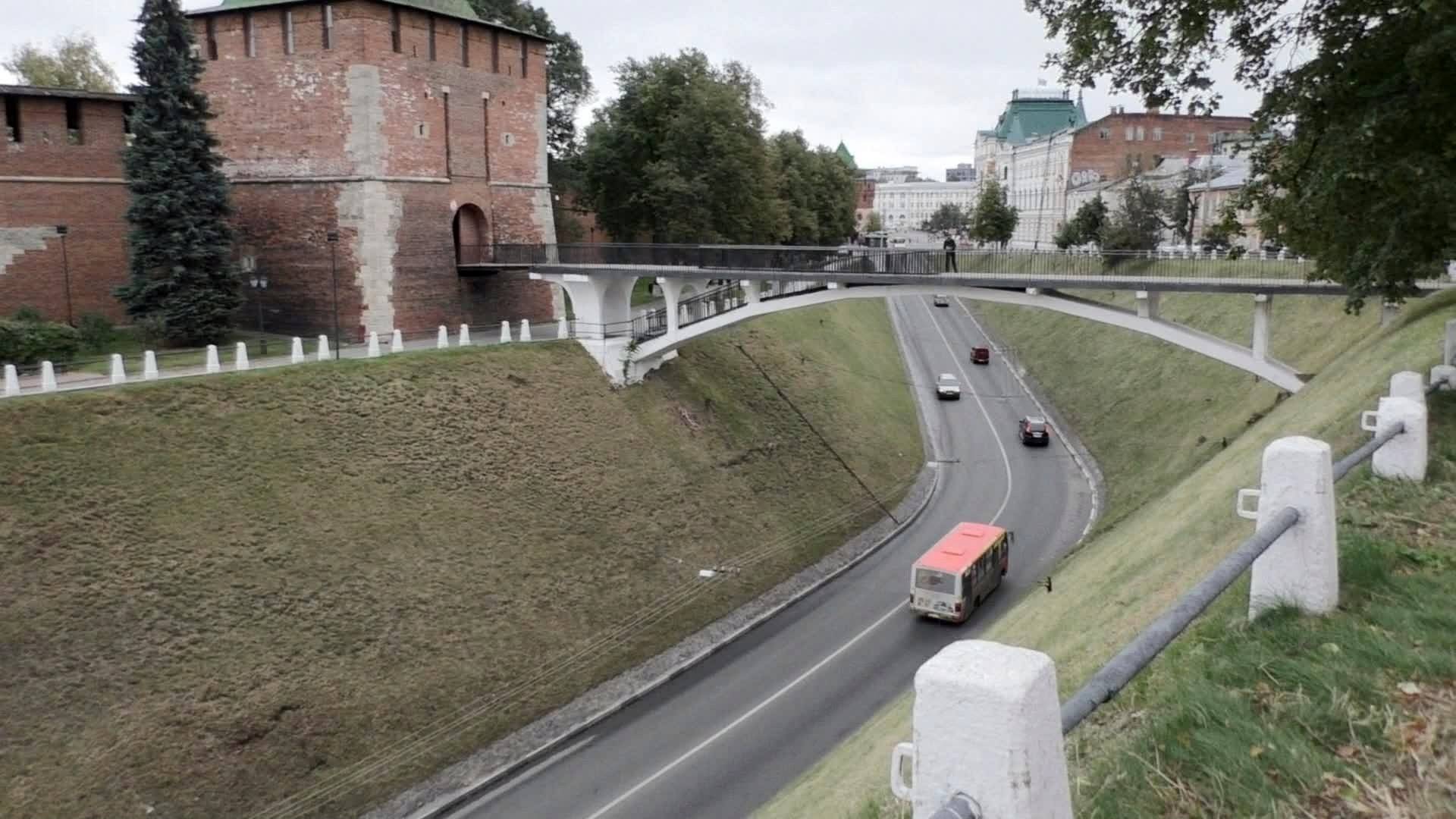 Нижний Новгород, прогулка по центру города смотреть онлайн