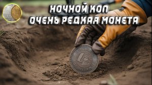 0408 / Очень редкая монета / Завершение ночного копа на поле / Поиск монет и кладов с XP Deus 2