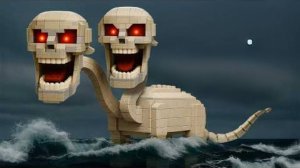 Жуткие водные мифические существа с гигантской головой, вызывающие талассофобию #2 Lego Под поверхно