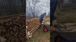 ТРИ ТОННЫ ДРОВ РУКАМИ 💪