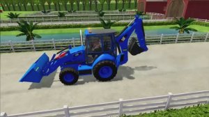 МУЛЬТИКИ ПРО МАШИНКИ. АВТОВОЗ ПЕРЕВОЗИТ КРАСОЧНЫЕ ТРАКТОРА