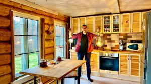 Создаю уют в бревенчатой комнате. Сделал светильники для дома прадеда своими руками