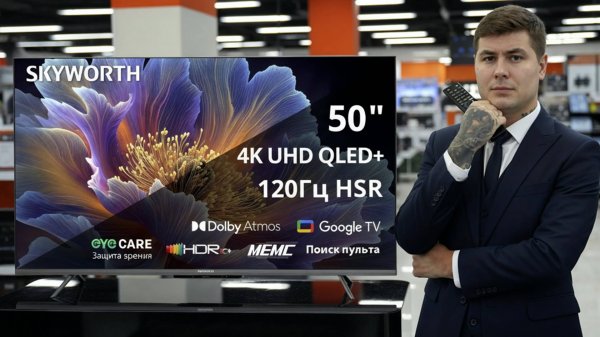 SKYWORTH Q66H — обзор QLED-телевизора на Google TV | Новинка 2025 года