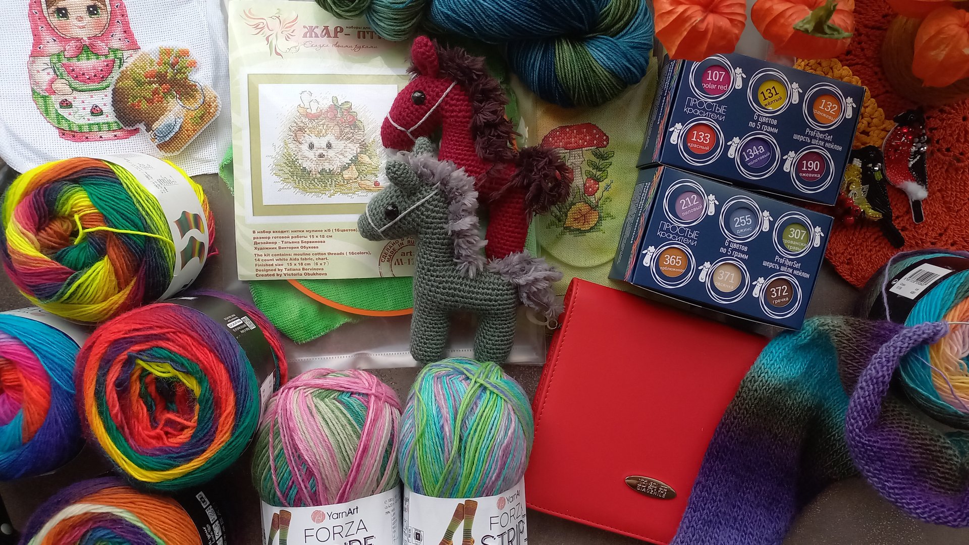 ВЯЗАЛЬНО-ВЫШИВАЛЬНЫЙ ЭПИЗОД🧶ПОКУПКИ🧶ГОТОВЫЕ РАБОТЫ✅️ смотреть онлайн