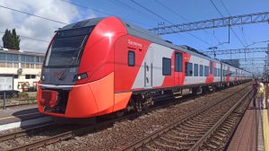 Сочи 2025 | Поезд Ласточка ЭС-1 Сочи | Железная дорога