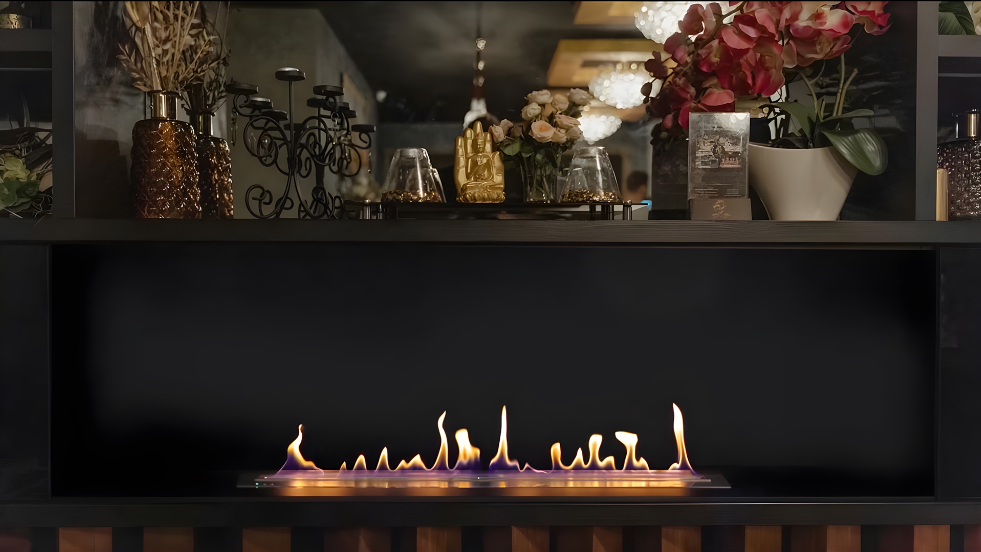 Автоматический биокамин BioLux Fire Line смотреть онлайн