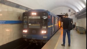 Красивый звук реостатного торможения 81-717/714.