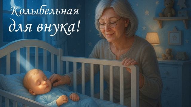 ОЧЕНЬ ТРОГАТЕЛЬНАЯ ПЕСНЯ - КОЛЫБЕЛЬНАЯ ДЛЯ ВНУКА! смотреть онлайн