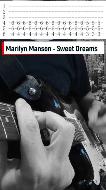 Marilyn Manson - Sweet Dreams #cover #tabs #табы