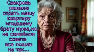 Свекровь решила отдать нашу квартиру  младшему брату мужа, но на семейном совете все пошло не так...