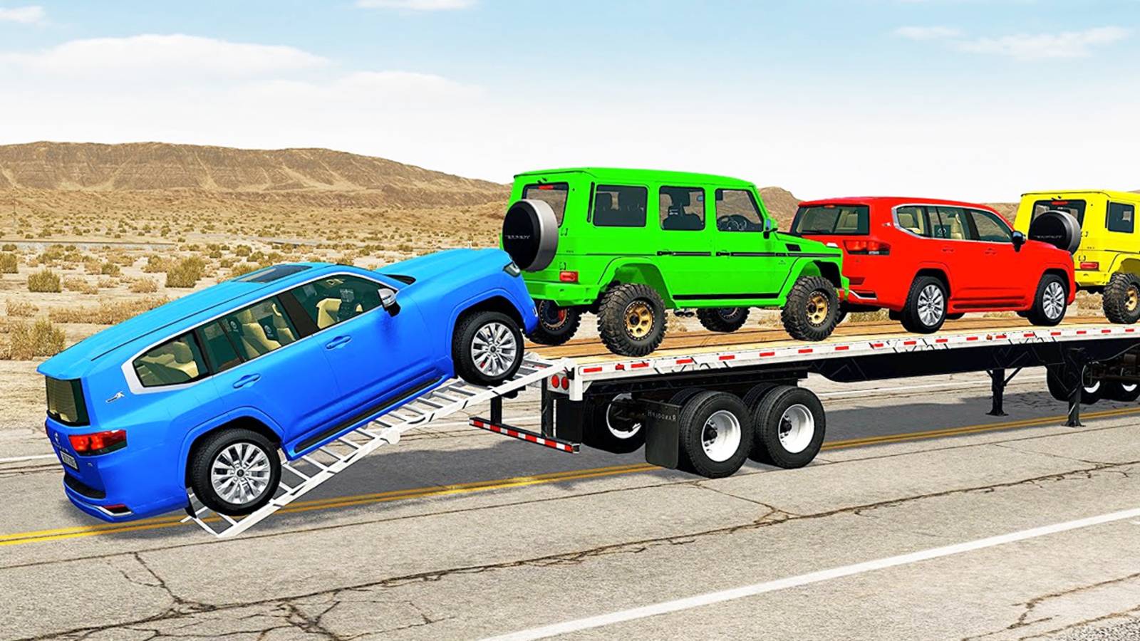 Мультики для детей про машинки. Мультики про испытания ярких внедорожников. Смотреть онлайн мультики смотреть онлайн