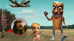 БОМБАРДИРО КРОКОДИЛО прилетел вместе с ТУНГ ТУНГ САХУРОМ и БР БР ПАТАПИМОМ