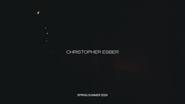 Показ коллекции Christopher Esber весна-лето 2024